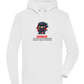 Ninja Design - Premium unisex hoodie_WHITE_front