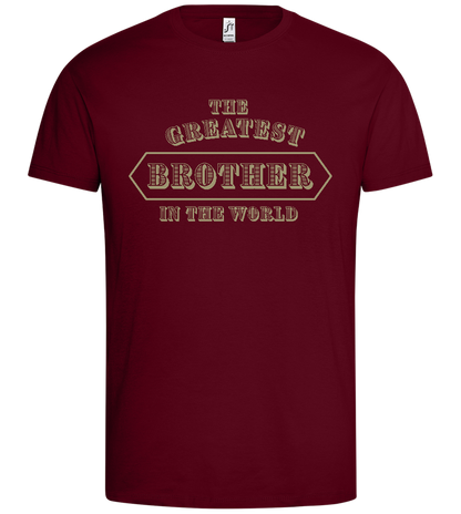 The Greatest Brother Design - Premium men's t-shirt_CHILE_front