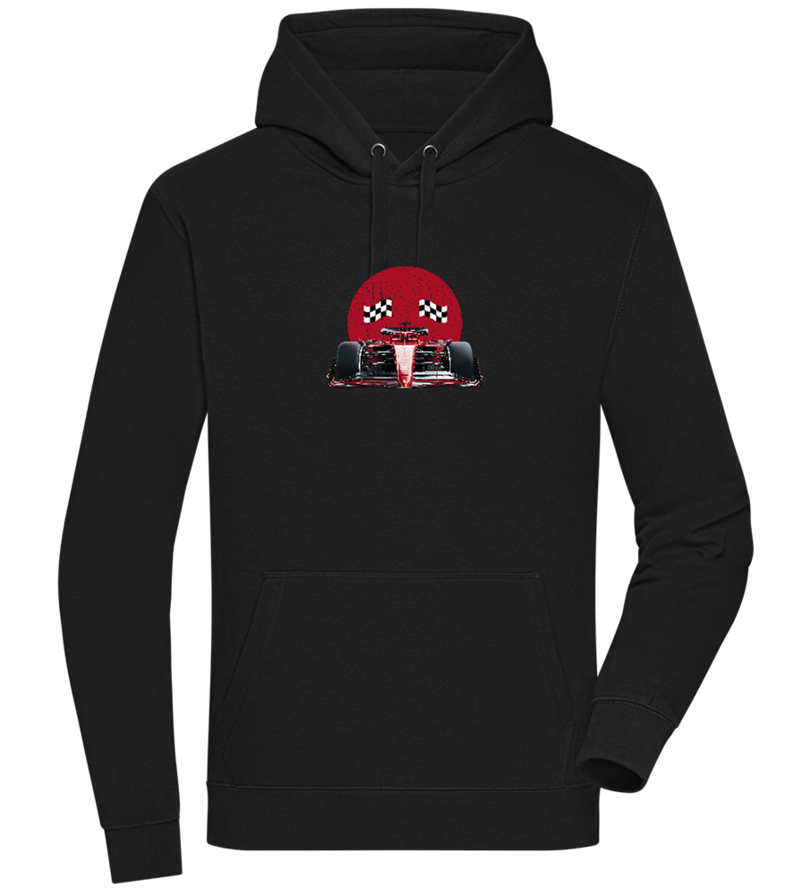 Speed Demon Design - Premium unisex hoodie_BLACK_front