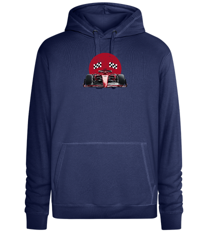 Speed Demon Design - Premium unisex hoodie_DENIM CHINA_front