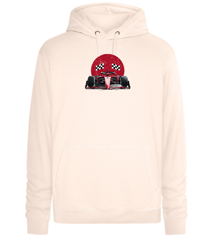 Speed Demon Design - Premium unisex hoodie_LIGHT PEACH ROSE_front