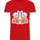Two Skeleton Beers Design - Basic Unisex T-Shirt_RED_front