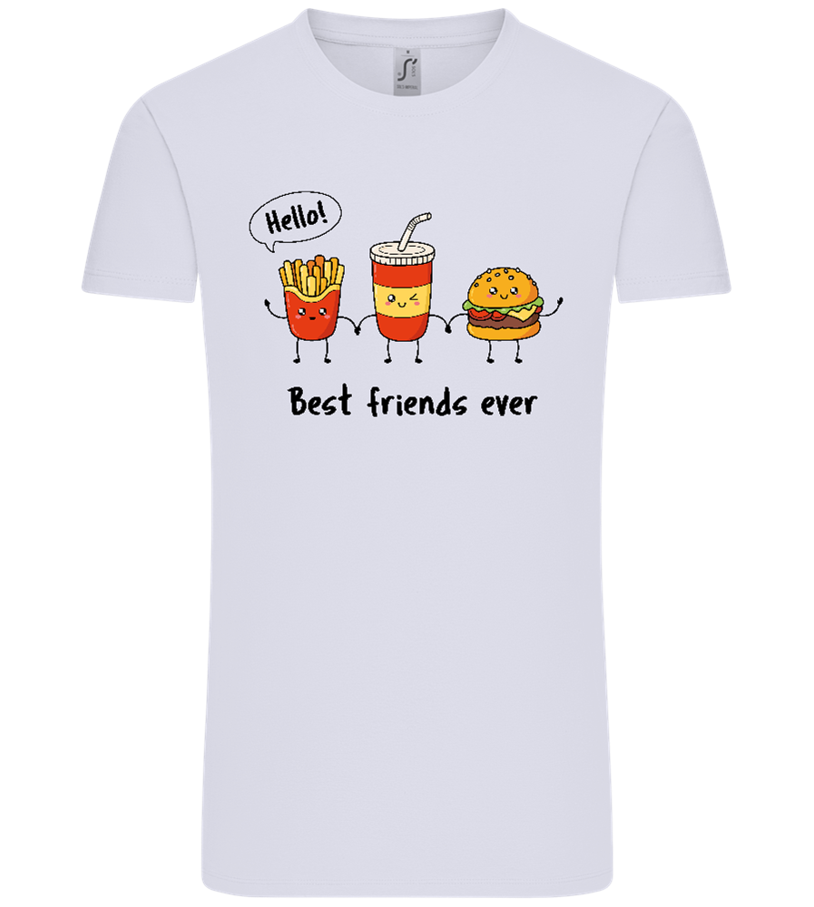 Best Friends Ever Food Design - Comfort Unisex T-Shirt_LILAK_front