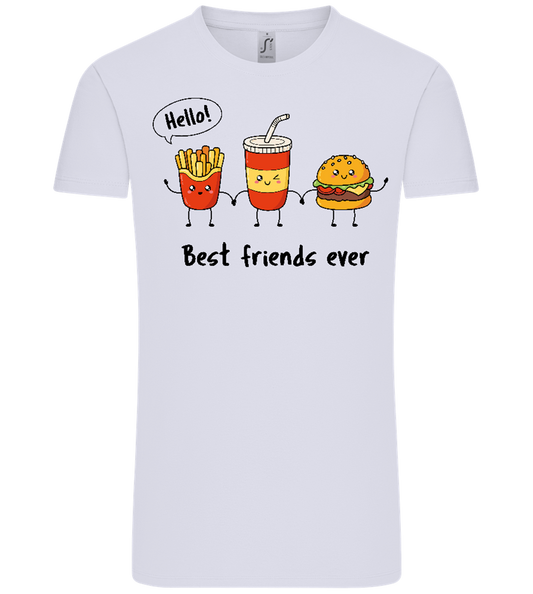 Best Friends Ever Food Design - Comfort Unisex T-Shirt_LILAK_front