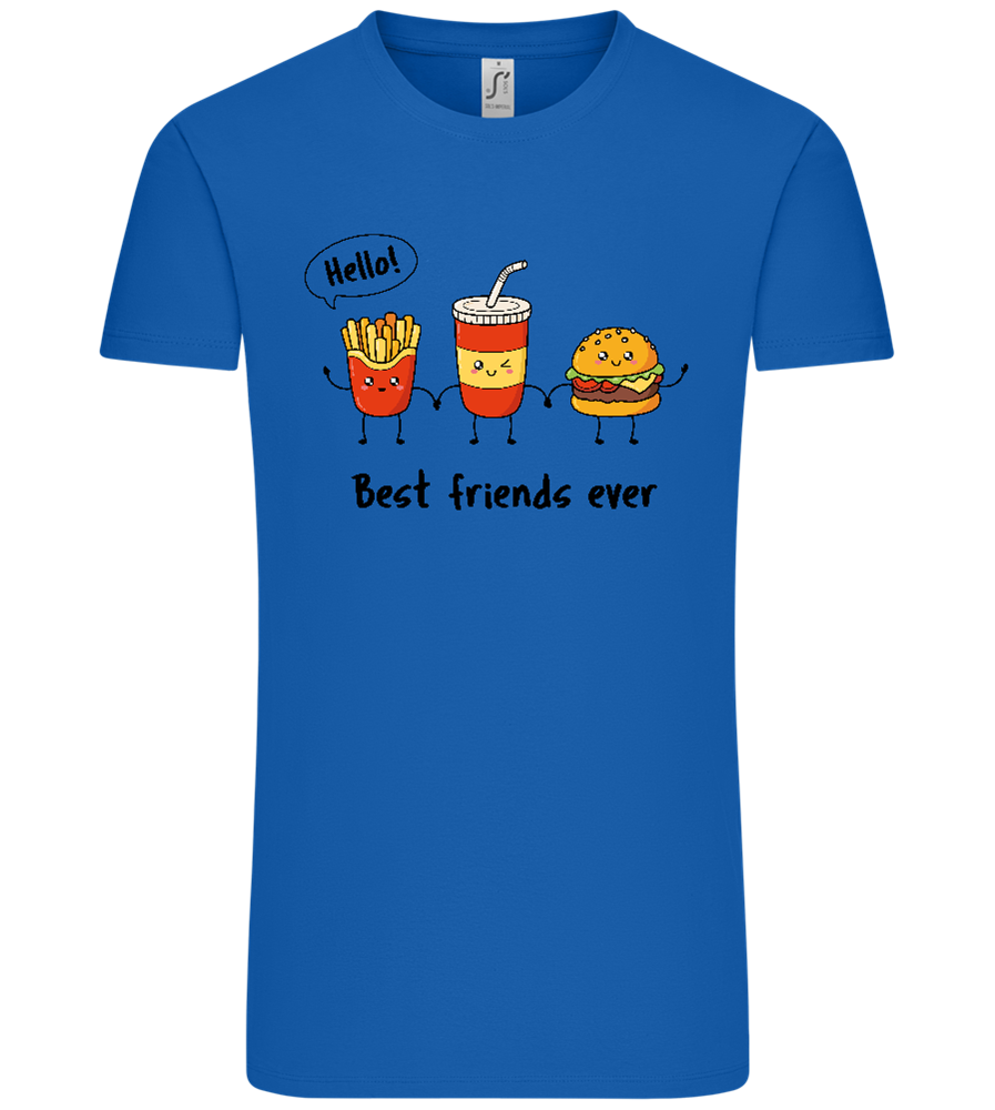 Best Friends Ever Food Design - Comfort Unisex T-Shirt_ROYAL_front