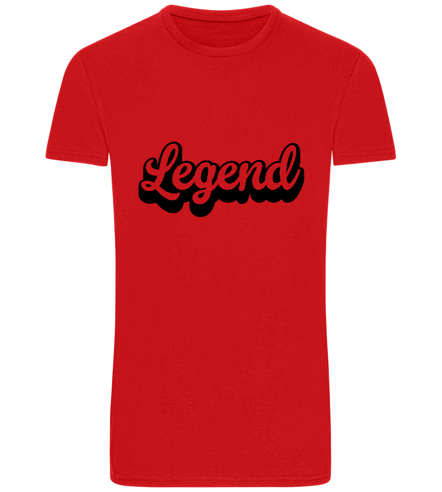 Legend Design - Basic Unisex T-Shirt_RED_front