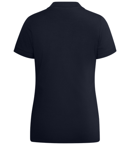 Cool Moms Design - Premium women's polo shirt_FRENCH NAVY_back