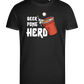 Beer Pong Hero Design - Premium men's close fitting t-shirt_DEEP BLACK_front