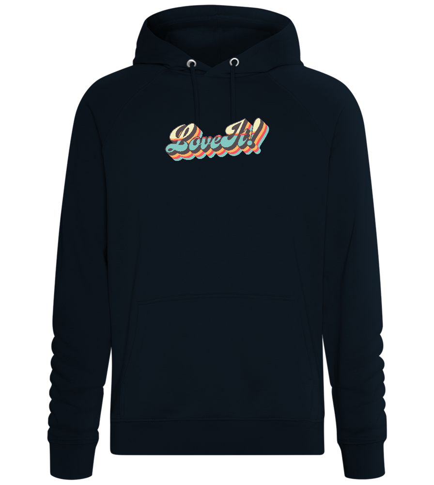 Love It Design - Comfort unisex hoodie_BLACK_front