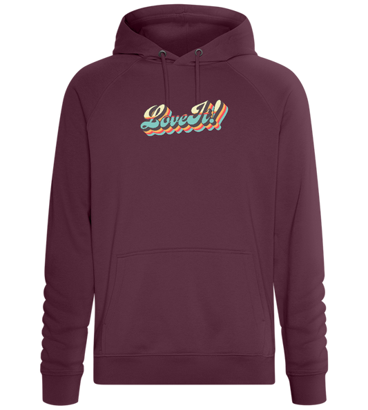 Love It Design - Comfort unisex hoodie_BORDEAUX_front