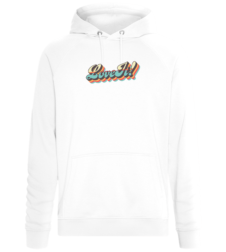 Love It Design - Comfort unisex hoodie_WHITE_front