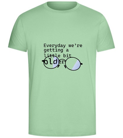 Reading Glasses Design - Comfort Unisex T-Shirt_ICE GREEN_front