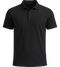 Premium men's polycotton polo shirt_BLACK_front