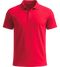 Premium men's polycotton polo shirt_RED_front