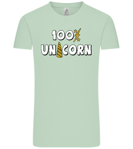 100 Percent Unicorn Design - Comfort Unisex T-Shirt