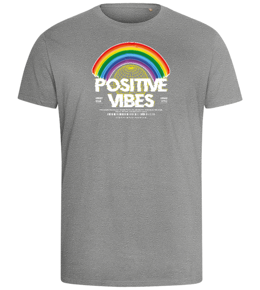 Positive Vibes Design - Comfort men's fitted t-shirt_ORION GREY_front