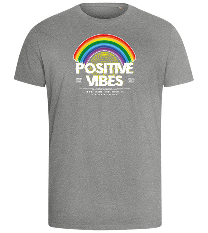 Positive Vibes Design - Comfort men's fitted t-shirt_ORION GREY_front