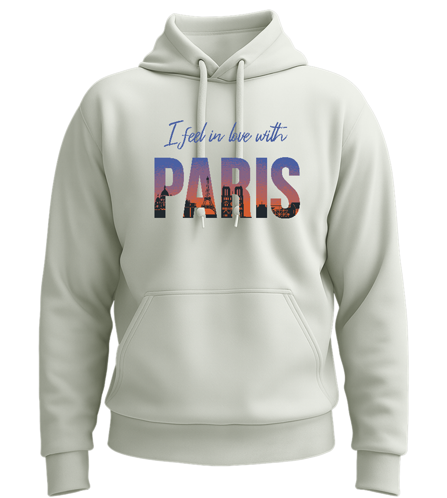 In Love with Paris Design - Premium Essential Unisex Hoodie_CREAMY GREEN_front