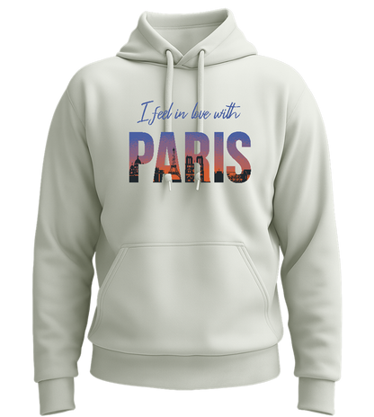 In Love with Paris Design - Premium Essential Unisex Hoodie_CREAMY GREEN_front