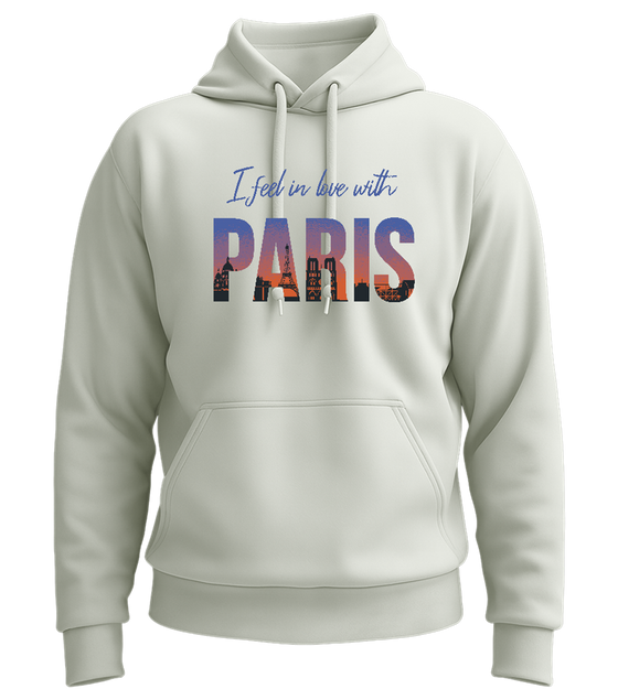 In Love with Paris Design - Premium Essential Unisex Hoodie_CREAMY GREEN_front