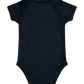 Rainbow Love Design - Baby bodysuit_BLACK_back