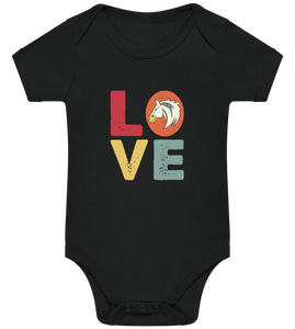 Diseño Love Horses - Body para bebé