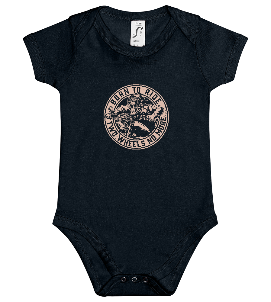 Born To Ride Design - Baby bodysuit_BLACK_front