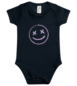 Smiley Stamp Design - Baby bodysuit