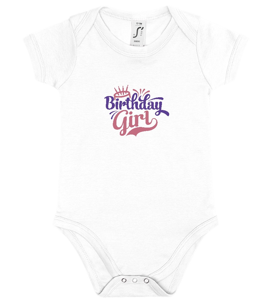 Birthday Girl Design - Baby bodysuit_WHITE_front