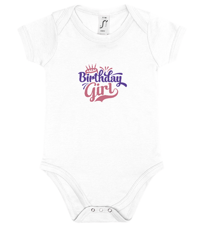 Birthday Girl Design - Baby bodysuit_WHITE_front