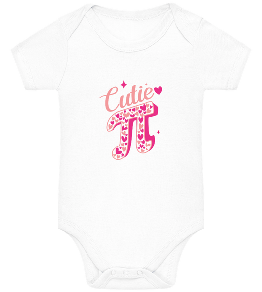 QT3.14 Design - Baby bodysuit WHITE front