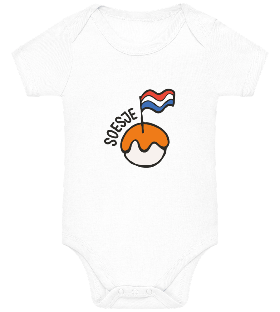 Soesje Design - Baby bodysuit WHITE front