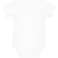 Be Uniquehorn Design - Baby bodysuit WHITE back