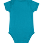 Bicycle Unicorn Design - Baby bodysuit_TURQUOISE_back