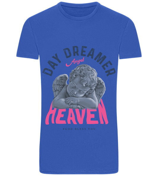 Day Dreamer Angel Design - Basic men's fitted t-shirt ROYAL front