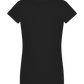 Don't Hate Just Skate Design - Basic women's v-neck t-shirt DEEP BLACK back