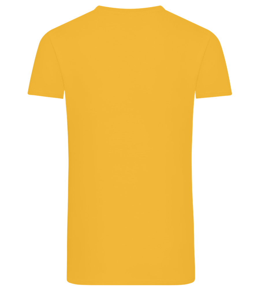 Save Water Drink Beer Design - Comfort men's fitted t-shirt YELLOW back