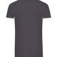 More Than Death Skull Design - Comfort men's fitted t-shirt MOUSE GREY back