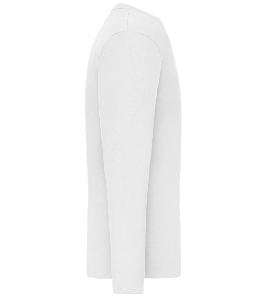 Nog Signal Dog Design - Comfort men's long sleeve t-shirt WHITE right
