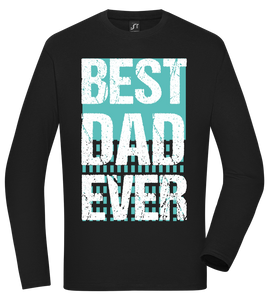 Best Dad Ever Design - Heren t-shirt met lange mouwen (Comfort)