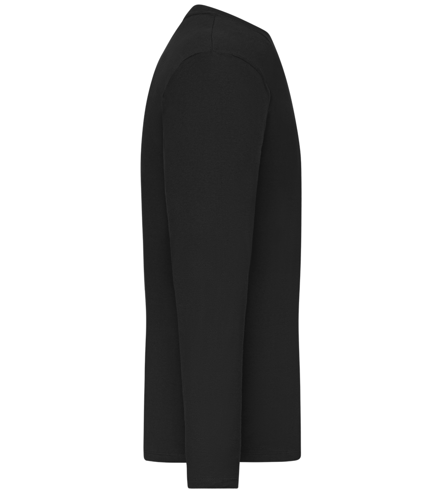 Just The Tip Design - Comfort men's long sleeve t-shirt DEEP BLACK right