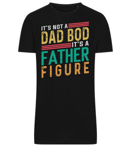 Dad Bod, Father Figure Design - Lang heren t-shirt (Comfort)