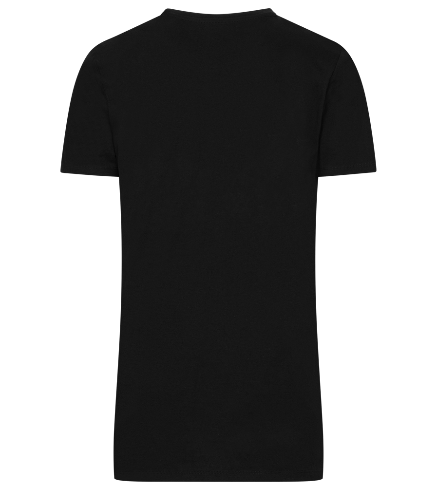 The Best Dad In The Galaxy Design - Comfort men's long t-shirt_DEEP BLACK_back