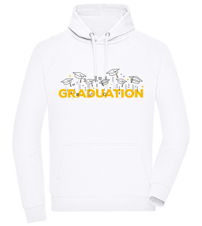 Graduation Design - Comfort unisex hoodie WHITE front
