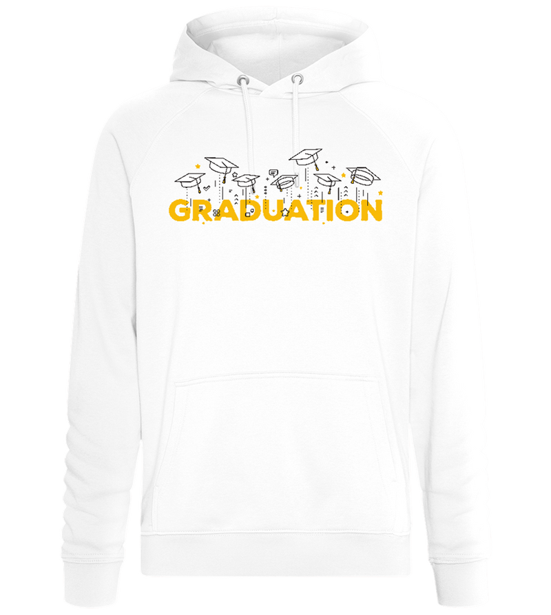 Graduation Design - Comfort unisex hoodie_WHITE_front