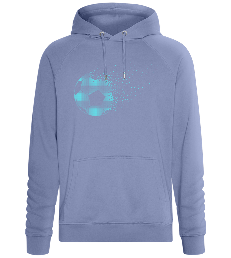 Pixel Ball Design - Comfort unisex hoodie_BLUE_front