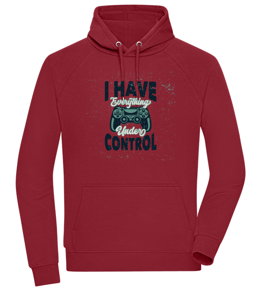 Everything Under Control Design - Comfort unisex hoodie BORDEAUX front