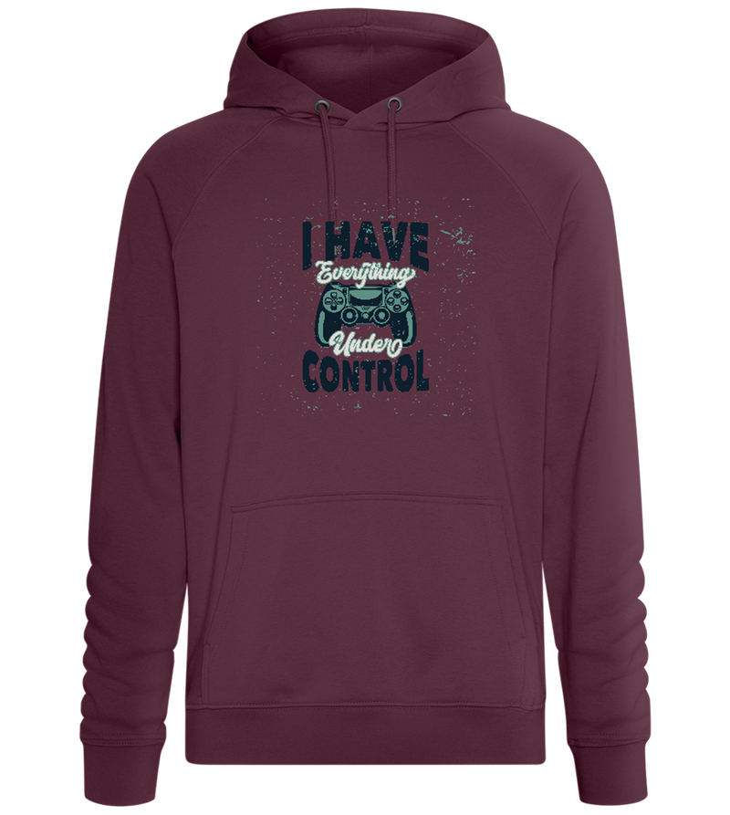 Everything Under Control Design - Comfort unisex hoodie_BORDEAUX_front