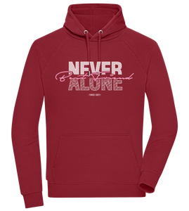 Never Alone Design - Unisex hoodie (Comfort)