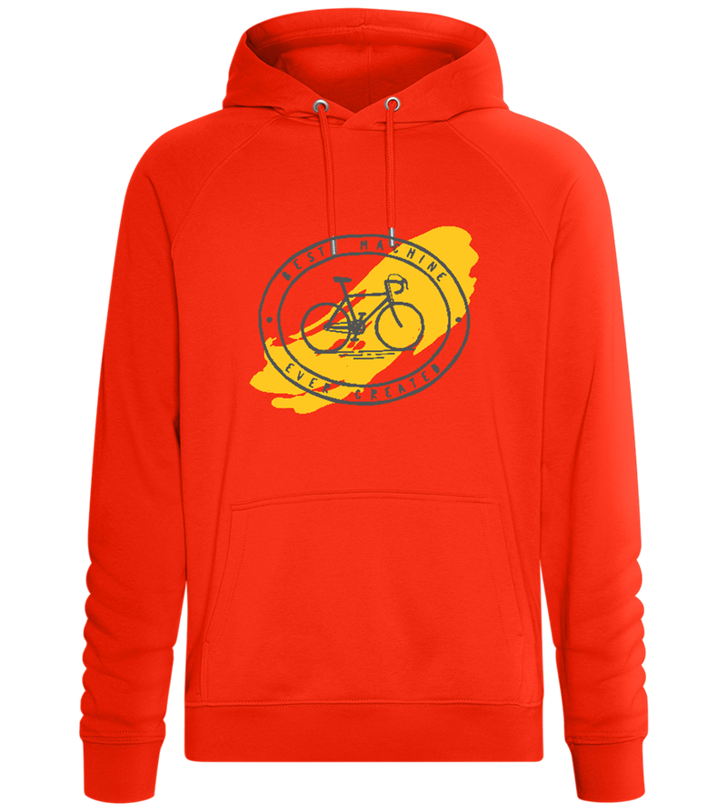 Best Machine Bicycle Design - Comfort unisex hoodie_BURNT ORANGE_front